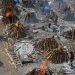 India: Persoanele care mor de COVID-19 au ajuns să fie incinerate într-o parcare din New Delhi
