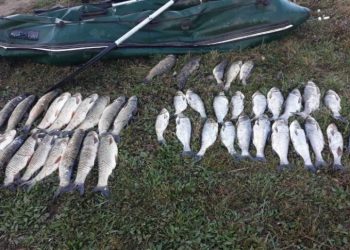 Doi bărbați, surprinși la pescuit ilegal în apele de frontieră