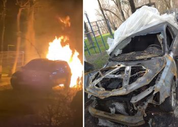 Incendiu în capitală. Două mașini, cuprinse de flăcări | VIDEO