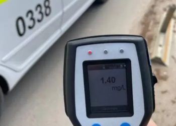 В Унгенах полиция остановила водителя с рекордным содержанием алкоголя в крови