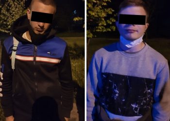 Hoți cu ghinion. Doi indivizi, reținuți imediat după ce au spart un magazin