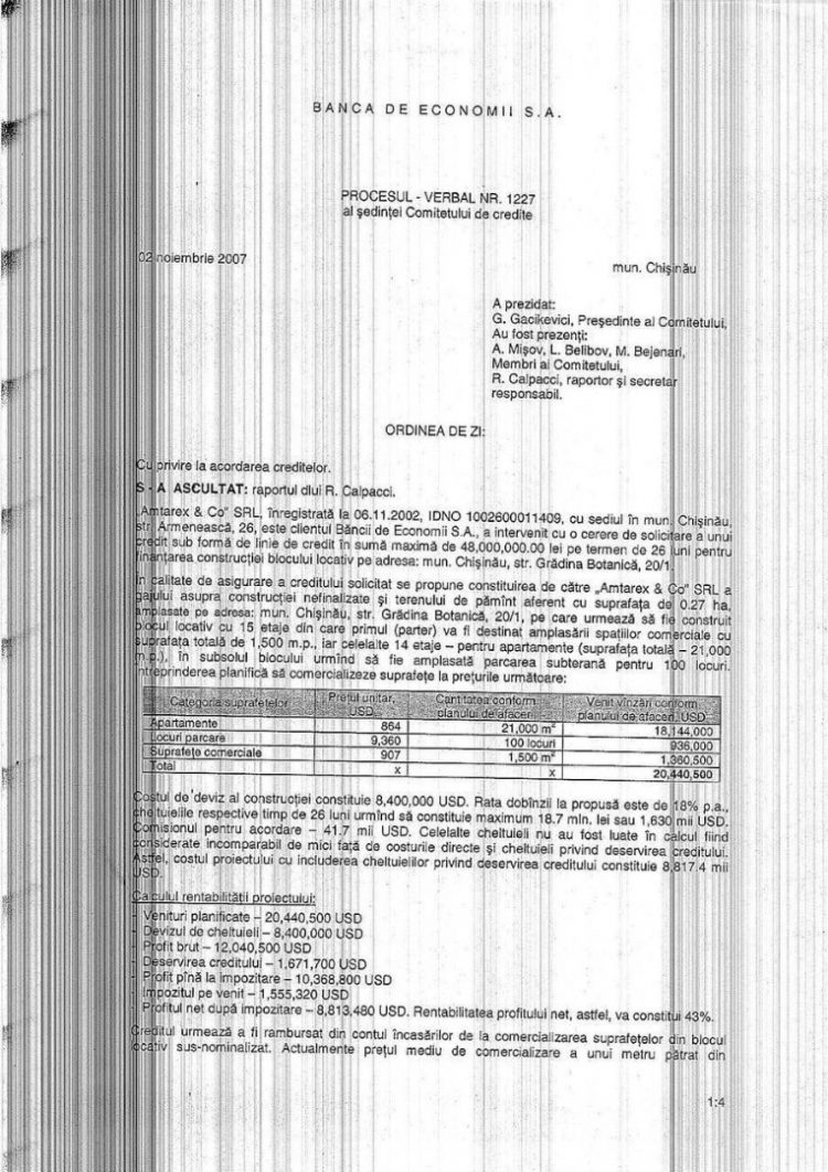 Илан Шор представил доказательства ущерба, нанесенного Banca de Economii Григорием Гачкевичем