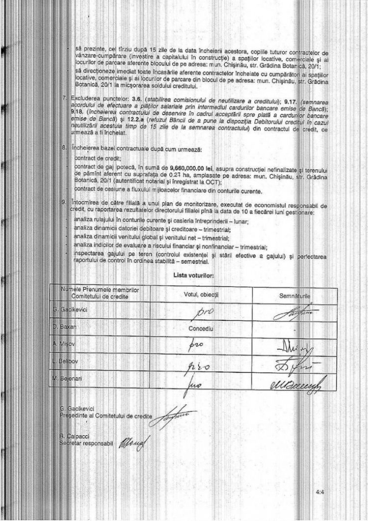 Илан Шор представил доказательства ущерба, нанесенного Banca de Economii Григорием Гачкевичем