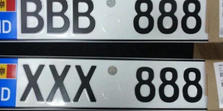 Se scumpesc plăcuţele de înmatriculare de la 1 iunie în Moldova! Cele mai fiţoase – 1540 de euro