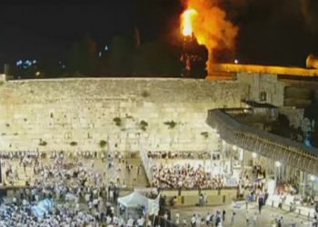 На Храмовой горе в Иерусалиме случился пожар | VIDEO