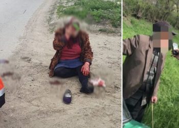 Un șofer în vârstă de 90 de ani, a tamponat o femeie și a plecat mai departe | FOTO