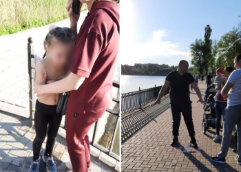 În parcul „Valea Morilor” un bărbat a salvat un copil de la înec | FOTO