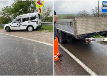 Două persoane, spitalizate în urma unui accident, produs în apropiere de Peresecina