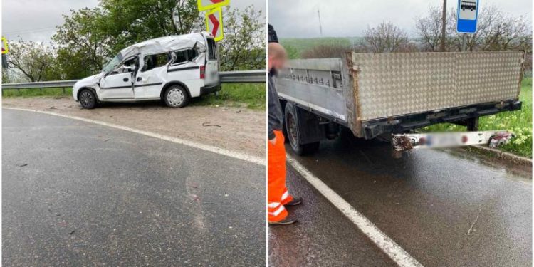 Două persoane, spitalizate în urma unui accident, produs în apropiere de Peresecina