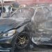 Mașina unui om de afaceri din Arad a sărit în aer în această dimineață. Șoferul a murit | FOTO