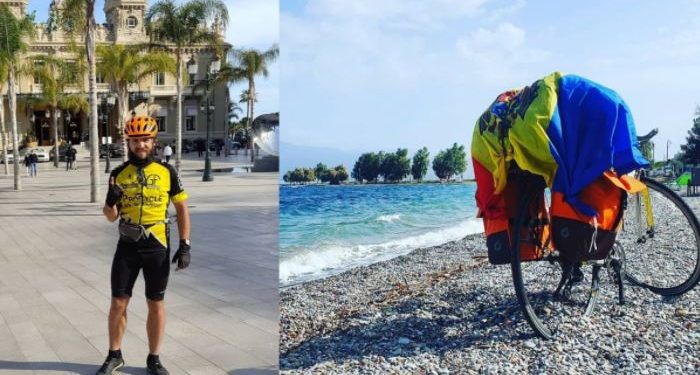 111 zile pe două roți. Un moldovean s-a ponit să descopere lumea de pe bicicletă