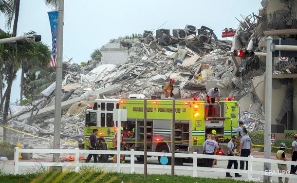 Обрушение многоэтажки во Флориде: Объявлен режим ЧС
