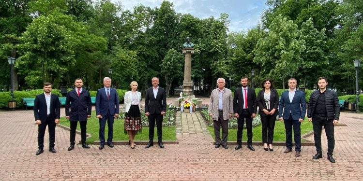 Marele poet Alexandr Pușkin, a fost omagiat astăzi de către membrii și simpatizanții Partidului „ȘOR”