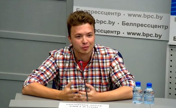 «У меня все отлично»: Протасевич выступил на пресс-конференции