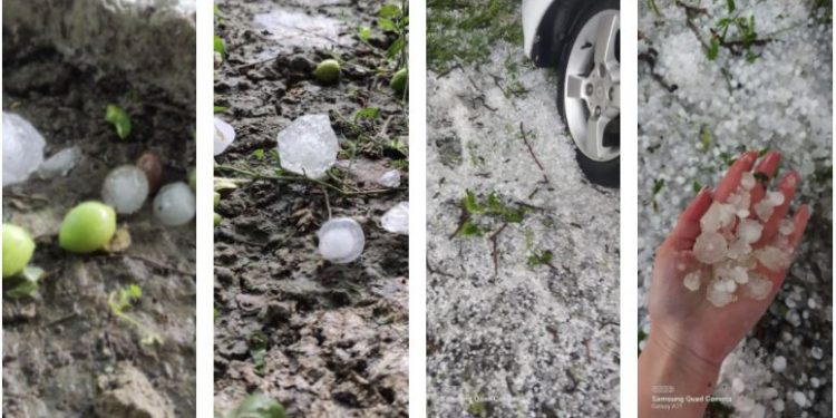 Ploaia cu grindină a făcut ravagii la Ungheni. Imagini cu consecințele calamităților  | VIDEO