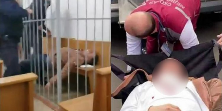 Imagini tulburătoare în Belarus. Prizonierul politic Stepan Latypov și-a tăiat gâtul în sala de judecată. Care au fost ultimele sale cuvinte | VIDEO