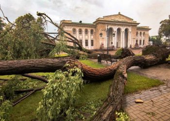 Copaci smulși, case și mașini distruse și localități rămase în beznă. Ploaia și furtuna au făcut prăpăd în stânga Nistrului | VIDEO