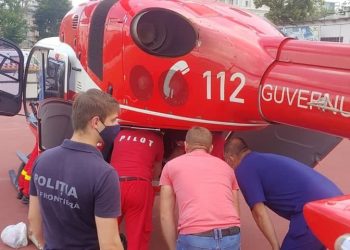 Intervenția aero-medicală SMURD Ocnița – Chișinău. Un bărbat de 60 de ani, transferat la un spital din capitală