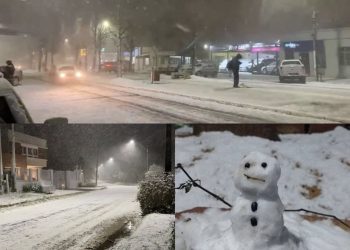 В Бразилии похолодало и выпал снег