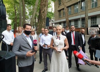 Marina Tauber, cea mai matinală la vot: „Am votat pentru revenirea acasă a celor plecați”