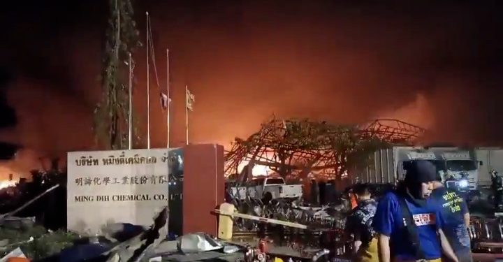 Мощный взрыв на химзаводе в Таиланде: 20 человек пострадали
