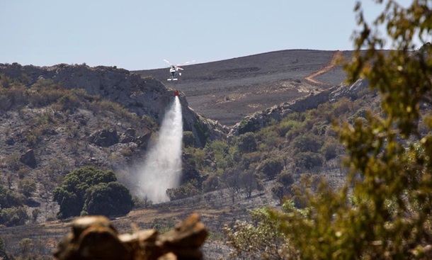 Лесные пожары вспыхнули в трех регионах Испании | FOTO