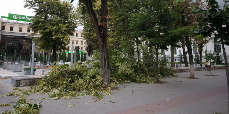 Сильный ветер и град обрушились на Молдову | FOTO