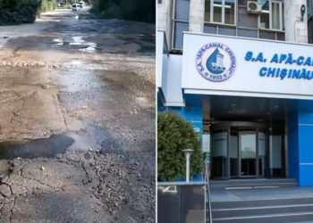 Râu de apă potabilă, pe strada Industrială: „Frumos” curge deja de o săptămână. Reacția Apă Canal | VIDEO