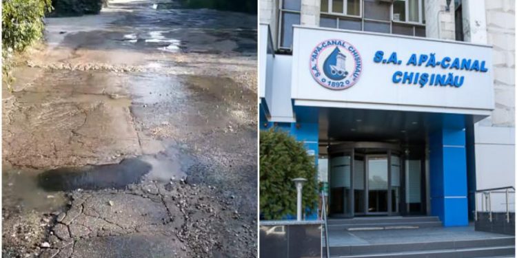 Râu de apă potabilă, pe strada Industrială: „Frumos” curge deja de o săptămână. Reacția Apă Canal | VIDEO