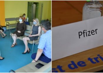 Covid, departe de băncile școlii: 550 de cadre didactice, vaccinate în prima zi a maratonului, cu 5 seruri disponibile | FOTO
