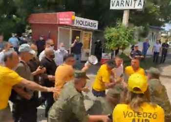 Altercații la Varnița. Membrii AUR au încercat pentru a treia oară să ajungă în Transnistria | VIDEO