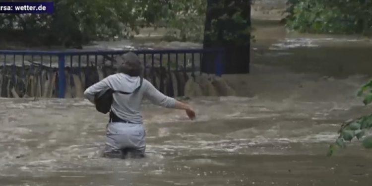 В Европе из-за ливней начался мощный паводок