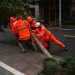După inundațiile catastrofale, China este lovită și de un taifun masiv
