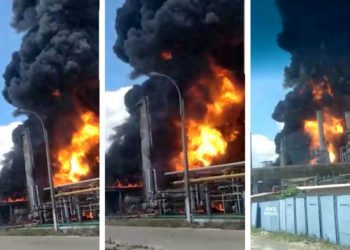 Explozia de la cea mai mare rafinărie de petrol, din România. Un bărbat a fost găsit mort. Imagini cu momentul exploziei | VIDEO