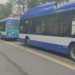 Un accident rutier a pus pe pauză în această dimineață circulația transportului public în centrul Capitalei | VIDEO