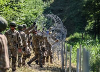 В связи с ЧП на границе с Беларусью литовские пограничники могут использовать все имеющиеся в их распоряжении процедуры и средства | VIDEO