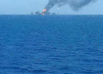 Взрыв и пожар произошли на платформе Pemex в Мексиканском заливе