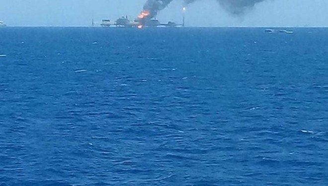 Взрыв и пожар произошли на платформе Pemex в Мексиканском заливе