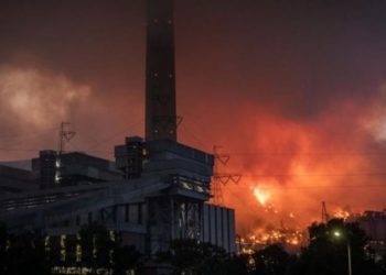 В Турции предотвратили пожар на электростанции