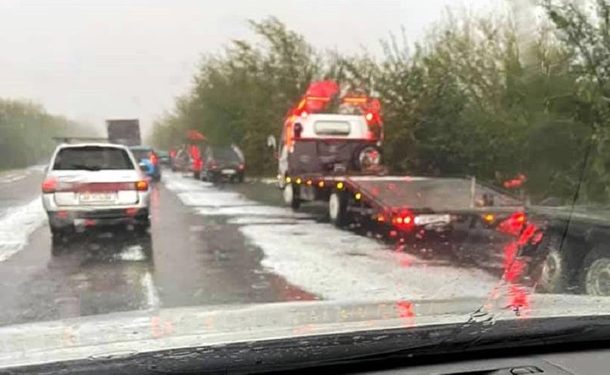 В Одесской области выпал снег | FOTO