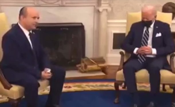 Байден уснул во время встречи с премьером Израиля