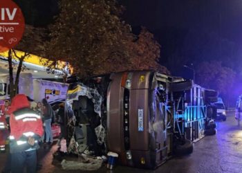 Автобус Кишинев – Москва попал в аварию в Киеве. Сообщается о пострадавших | VIDEO