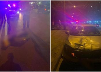 O femeie de 60 de ani, lovită mortal de o mașină, în timp ce traversa strada neregulamentar | FOTO