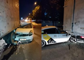 Accident cu implicarea unei mașini de taxi: Sunt răniți | FOTO
