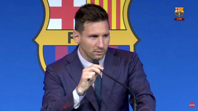 Leo Messi, în lacrimi la conferința de presă de ”adio” la Barcelona: ”Eu și familia mea voiam să rămânem aici” | FOTO