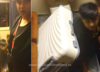 O româncă a vrut să intre în țară cu un adolescent afgan într-un geamantan. Ea era într-un tren internațional | VIDEO