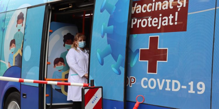 Unde se vor afla astăzi punctele mobile de vaccinare anti COVID-19