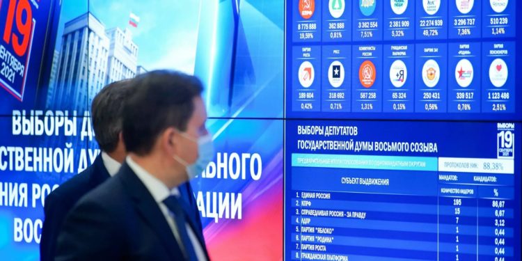 Стали известны результаты выборов в Госдуму России