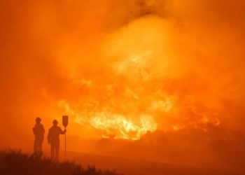 Из-за лесных пожаров на юге Испании тысячи людей вынуждены были покинуть дома