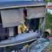 В Польше автобус с десятками детей слетел в кювет